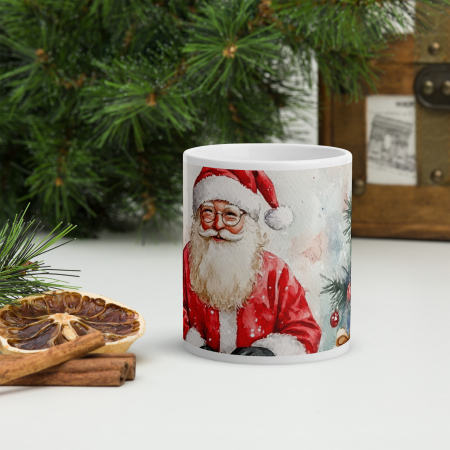 Cani tematice Craciun Engros - Cana ceramica Craciun 330 ml (11 oz) – design festiv, rezistenta
