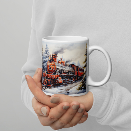 Cana Craciun 11 oz / 330 ml – ceramica – model festiv [4]