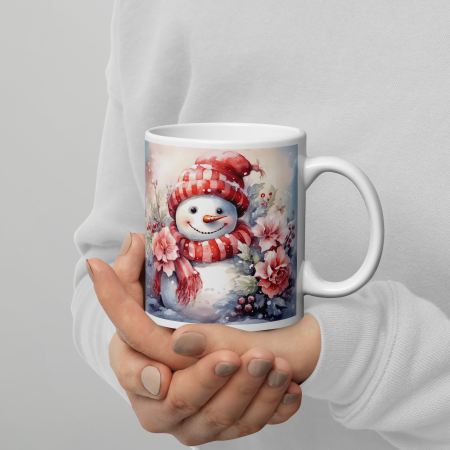 Cana Craciun 11 oz / 330 ml – ceramica – model festiv [4]