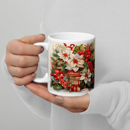 Cana Craciun 11 oz / 330 ml – ceramica – model festiv [3]