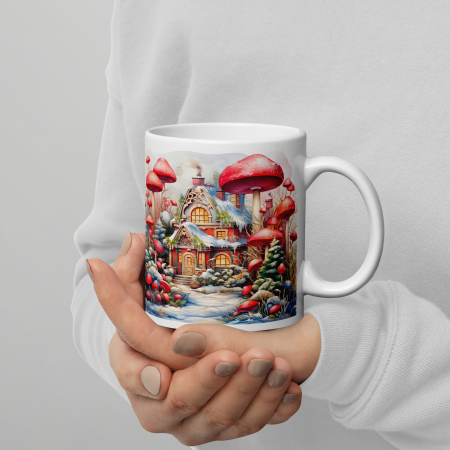 Cana Craciun 11 oz / 330 ml – ceramica – model festiv [4]