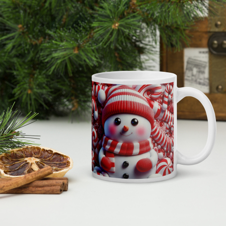 Cani tematice Craciun Engros - Cana Craciun 11 oz / 330 ml – ceramica – model festiv