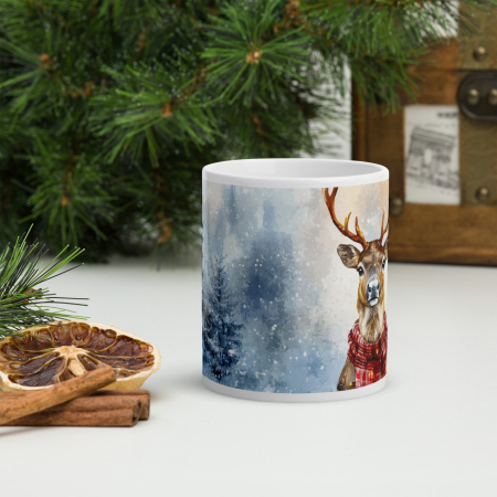 Cana ceramica Craciun 330 ml (11 oz) – design festiv, rezistenta [2]