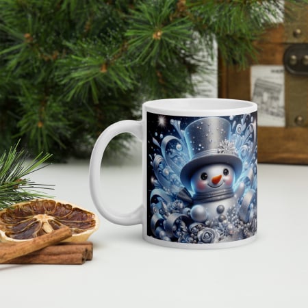 Cani tematice Craciun Engros - Cana Craciun 11 oz / 330 ml – ceramica – model festiv