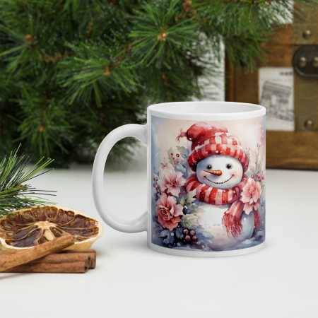 Cana Craciun 11 oz / 330 ml – ceramica – model festiv [1]