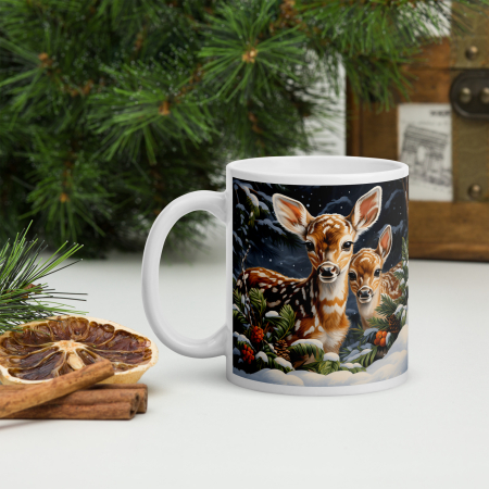 Cana Craciun 11 oz / 330 ml – ceramica – model festiv [1]