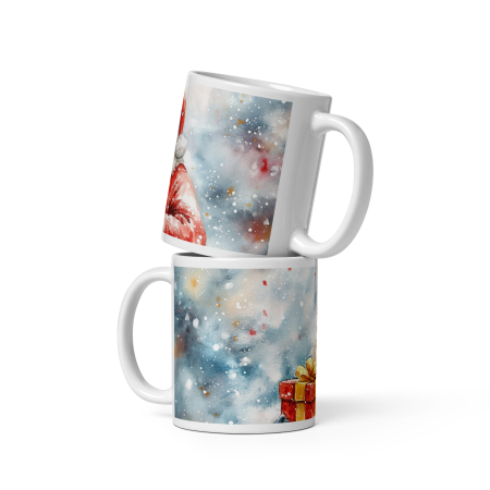 Cana ceramica Craciun 330 ml (11 oz) – design festiv, rezistenta [1]