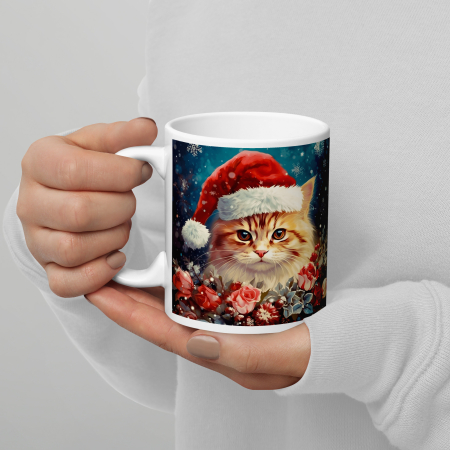 Cana Craciun 11 oz / 330 ml – ceramica – model festiv [3]