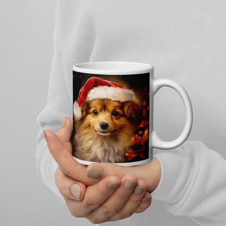 Cana Craciun 11 oz / 330 ml – ceramica – model festiv [4]