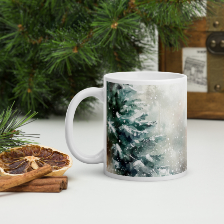 Cana ceramica Craciun 330 ml (11 oz) – design festiv, rezistenta [3]