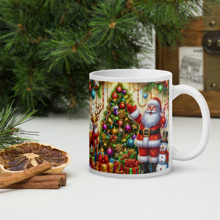 Cana Craciun 11 oz / 330 ml – ceramica – model festiv [2]