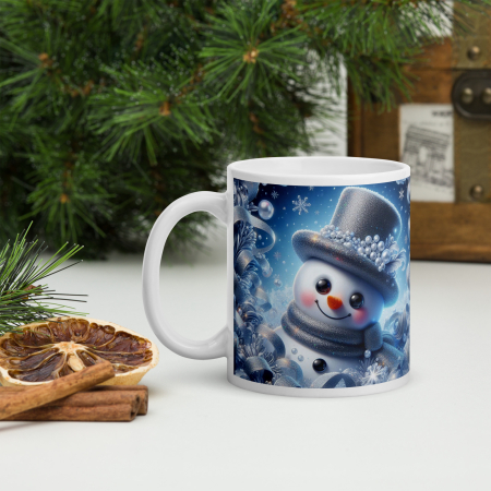 Cani tematice Craciun Engros - Cana Craciun 11 oz / 330 ml – ceramica – model festiv