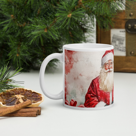 Cana ceramica Craciun 330 ml (11 oz) – design festiv, rezistenta [2]