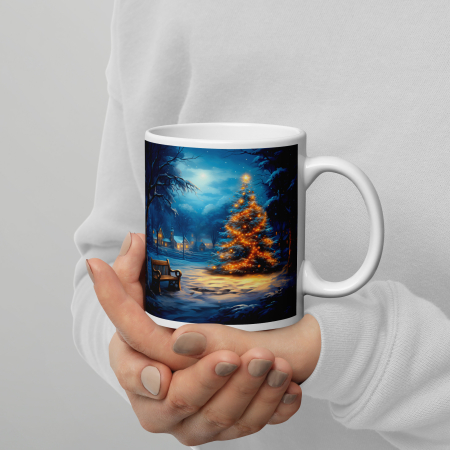 Cana Craciun 11 oz / 330 ml – ceramica – model festiv [4]