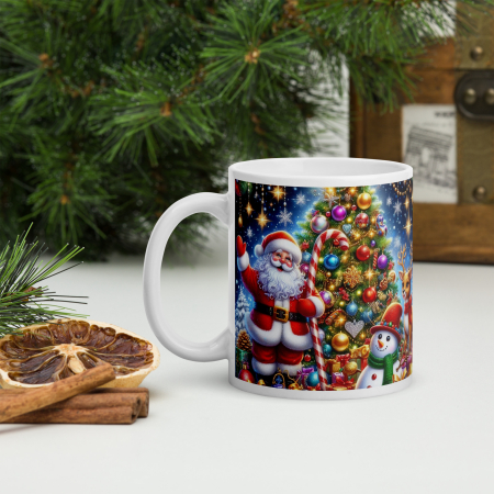 Cana Craciun 11 oz / 330 ml – ceramica – model festiv [1]