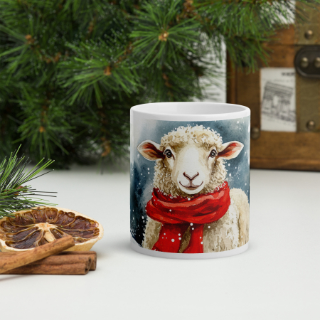 Cani tematice Craciun Engros - Cana ceramica Craciun 330 ml (11 oz) – design festiv, rezistenta