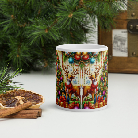 Cana Craciun 11 oz / 330 ml – ceramica – model festiv [1]