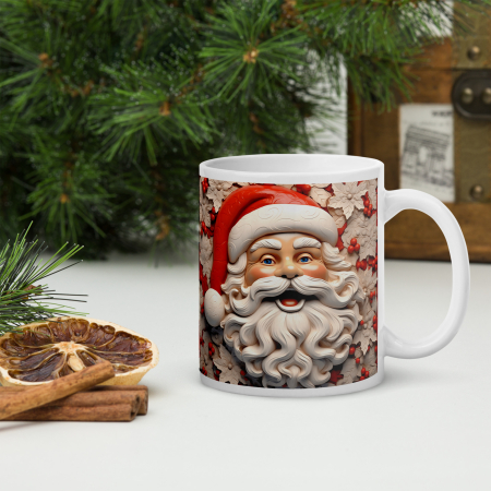 Cani tematice Craciun Engros - Cana Craciun 11 oz / 330 ml – ceramica – model festiv