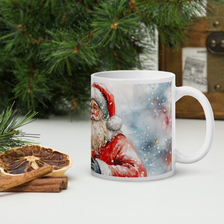 Cana ceramica Craciun 330 ml (11 oz) – design festiv, rezistenta [3]