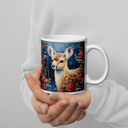 Cana Craciun 11 oz / 330 ml – ceramica – model festiv [4]