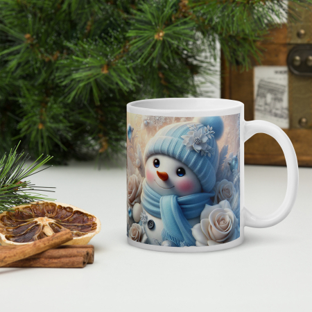 Cana Craciun 11 oz / 330 ml – ceramica – model festiv [2]