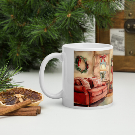 Cana Craciun 11 oz / 330 ml – ceramica – model festiv [2]