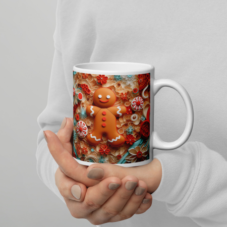 Cana Craciun 11 oz / 330 ml – ceramica – model festiv [3]