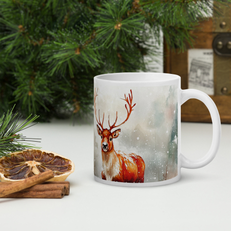 Cani tematice Craciun Engros - Cana ceramica Craciun 330 ml (11 oz) – design festiv, rezistenta