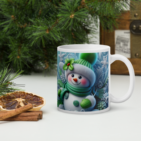 Cana Craciun 11 oz / 330 ml – ceramica – model festiv [1]