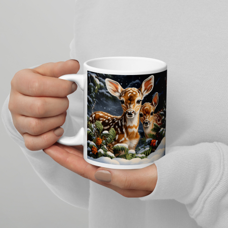 Cana Craciun 11 oz / 330 ml – ceramica – model festiv [3]