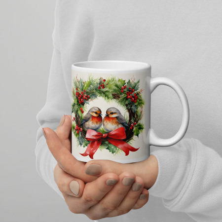 Cana Craciun 11 oz / 330 ml – ceramica – model festiv [4]