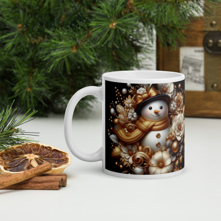 Cana Craciun 11 oz / 330 ml – ceramica – model festiv [2]