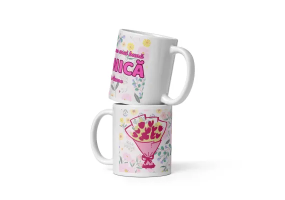 Articole pentru Casa Engros - Cana ceramica cu mesaj pentru persoane speciale – Un dar cu semnificatie – 330 ml 