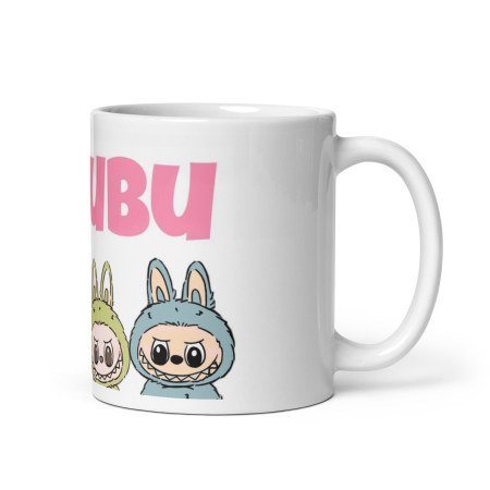 Cana Labubu 330 ml, ceramica – Design adorabil, perfectă pentru revânzare, [6]