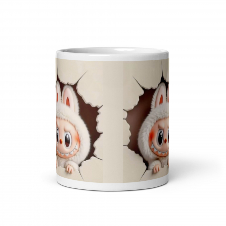 Cana Labubu 330 ml, ceramica – Design adorabil, perfectă pentru revânzare, [5]
