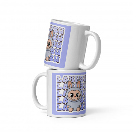 Cana Labubu 330 ml, ceramica – Design adorabil, perfectă pentru revânzare, [3]