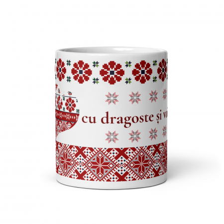 Cana personalizată – Cadou special cu motive tradiționale – 330 ml (11 oz)  [4]