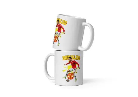 Articole pentru Casa Engros - Cana Personalizata cu Jucatori de Fotbal – Cadou special – 330 ml 
