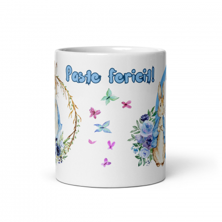 Cana personalizata, Initiala C - Cadou Special de Paste – 11 oz. 330 ml  [4]
