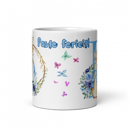 Cana personalizata, Initiala H - Cadou Special de Paste – 11 oz. 330 ml  [4]