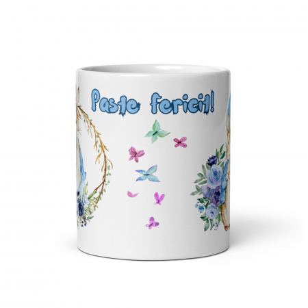 Cana personalizata, Initiala S - Cadou Special de Paste – 11 oz. 330 ml  [4]