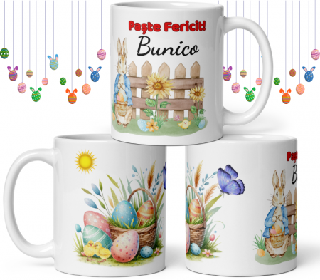 Cana personalizata mix pentru Femei si Barbati – Cadou Special de Paste – 330 ml (11 oz)  [3]