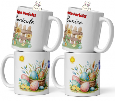 Cana personalizata mix pentru Femei si Barbati – Cadou Special de Paste – 330 ml (11 oz)  [2]