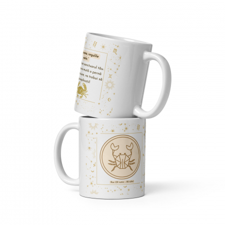 Cana personalizata „Rac – Sensibilitate si Loialitate” – 11 oz. 330 ml  [1]