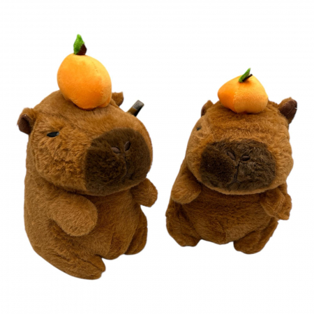 Capibara Piersicuta de Plus 24cm – Jucarie Moale si Adorabila pentru Copii,  [2]