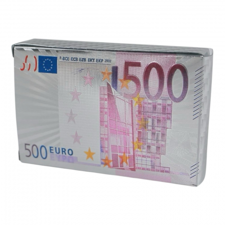 Cărți de joc argintii Euro – Set elegant, ideal pentru colecționari și jocuri de societate,  [1]