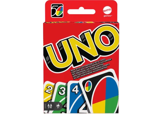 Carti Engros - Carti de Joc UNO – Set Clasic Colorat, pentru 2-10 Jucatori, 7+