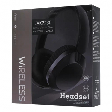 Casti wireless AKZ30, autonomie 5h, raza acțiune pana la 10m, stereo jack  [2]