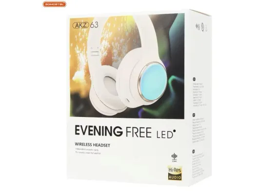 Electronice, Auto & Telefoane Engros - Casti wireless AKZ63, autonomie 18h, suport card 128MB-32G, raza de acțiune pana la 10m, diverse culori 
