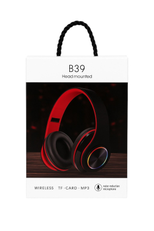 Casti Wireless B39 Bluetooth 5.0 On-Ear HIFI Alb – Microfon Incorporat Autonomie 6h [1]